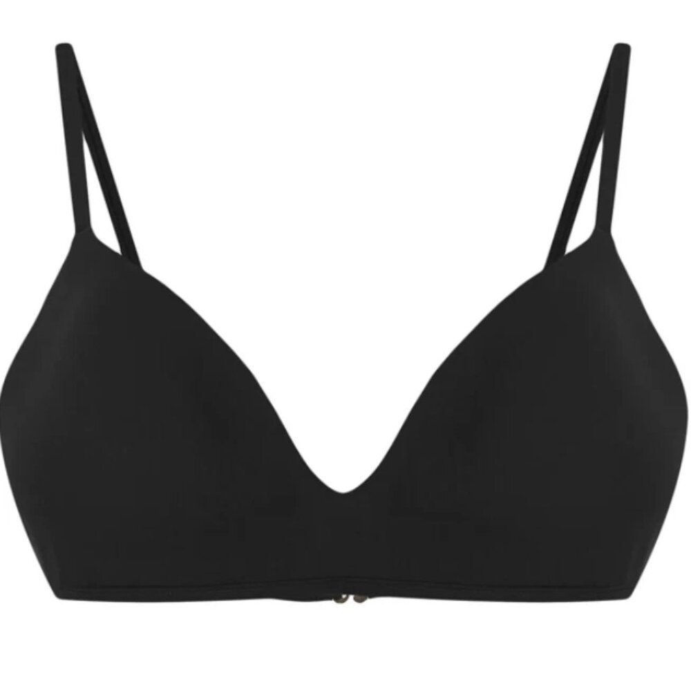 Tory Burch Solid Black Triangle Bikini Top Large - image 6